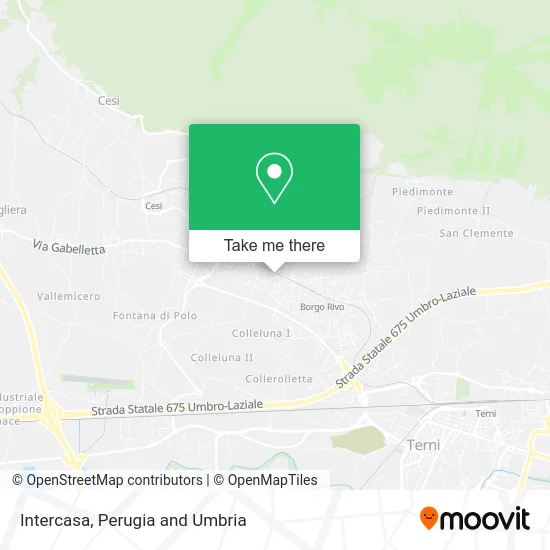 Intercasa map
