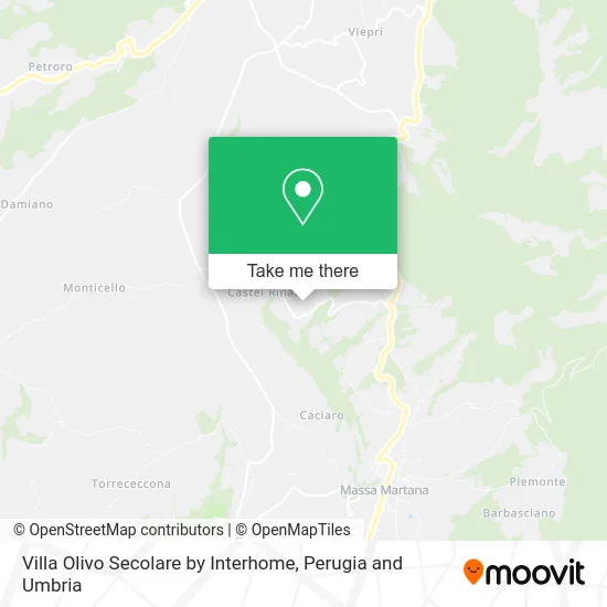 Villa Olivo Secolare by Interhome map