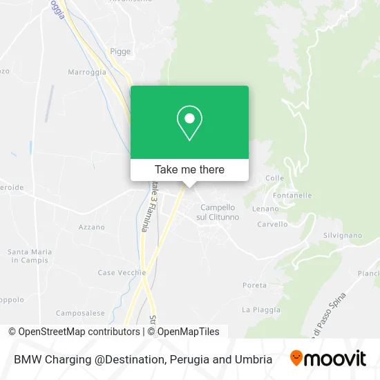 BMW Charging @Destination map