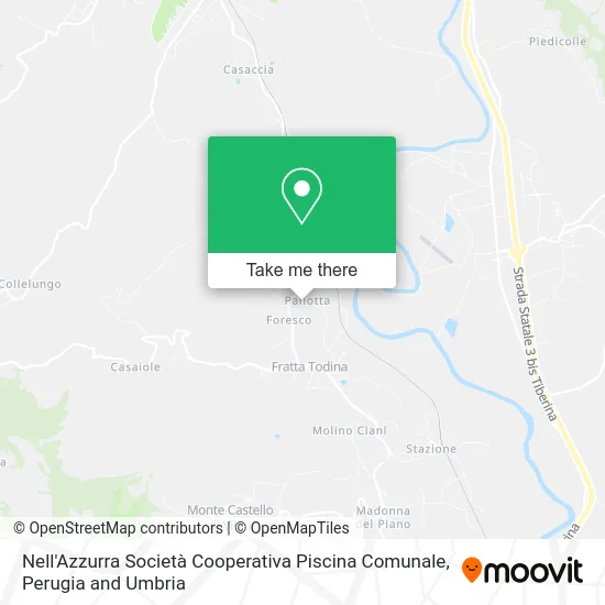Nell'Azzurra Società Cooperativa Piscina Comunale map