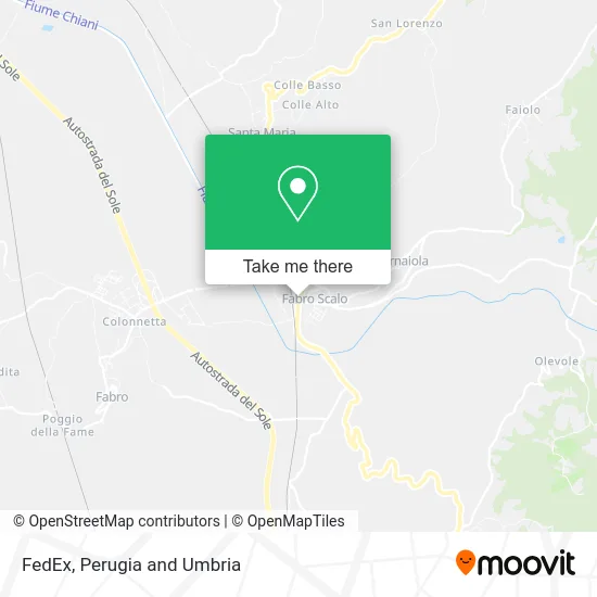 FedEx map