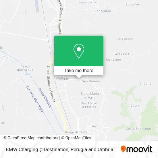 BMW Charging @Destination map