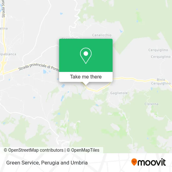 Green Service map