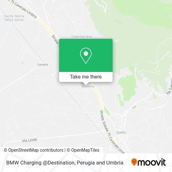 BMW Charging @Destination map