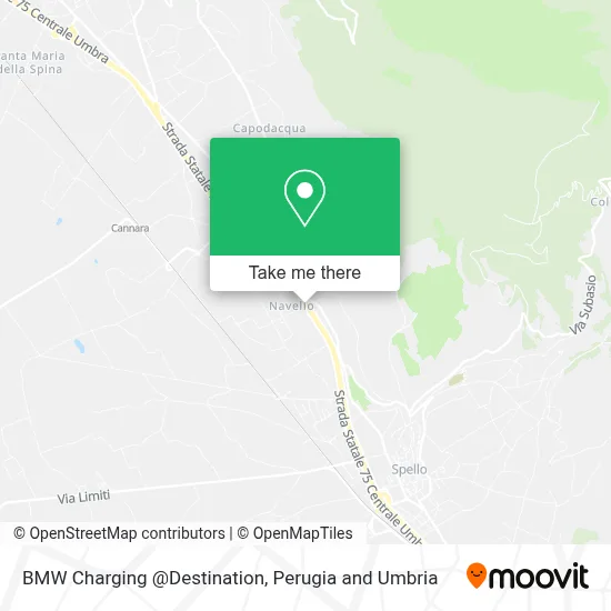 BMW Charging @Destination map