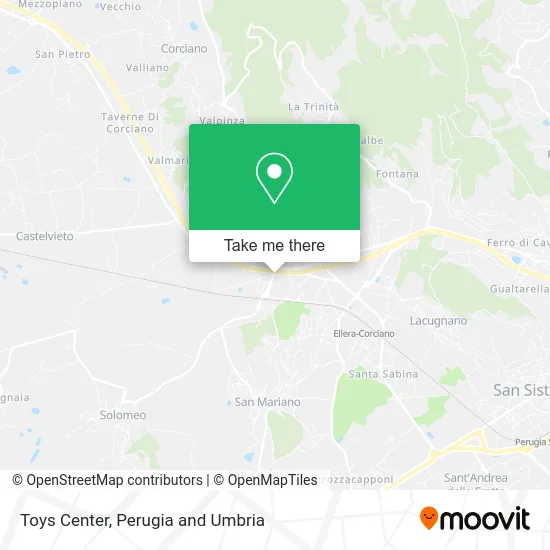 Toys Center map