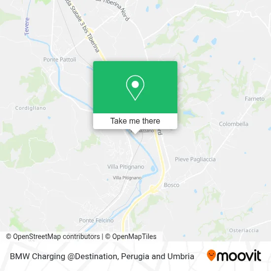 BMW Charging @Destination map