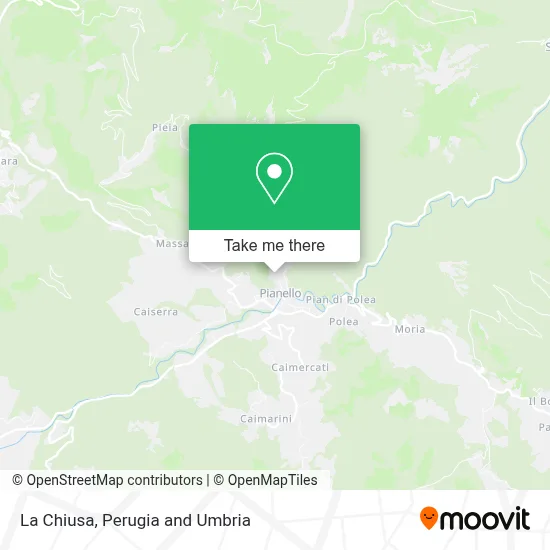 La Chiusa map