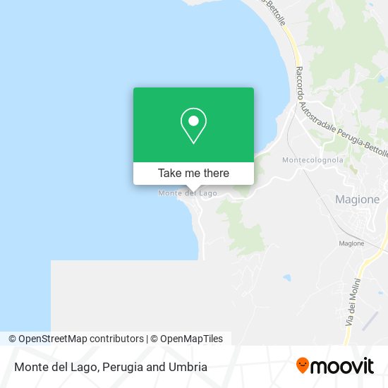 Monte del Lago map