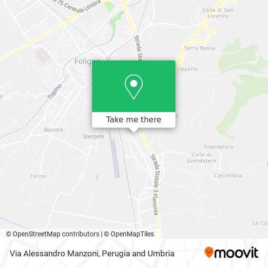 Via Alessandro Manzoni map