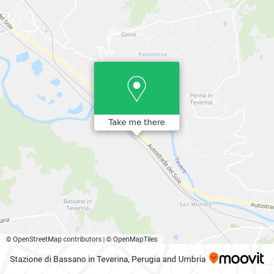 Stazione di Bassano in Teverina map