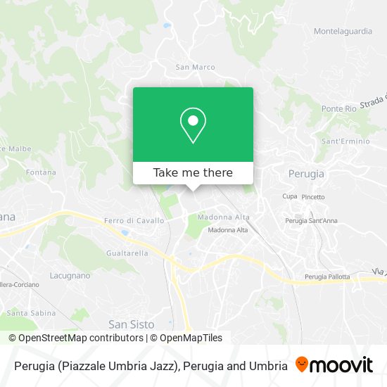 Perugia (Piazzale Umbria Jazz) map