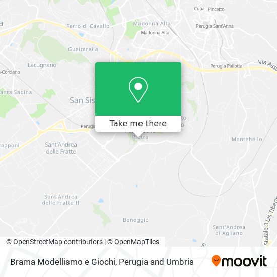 Brama Modellismo e Giochi map