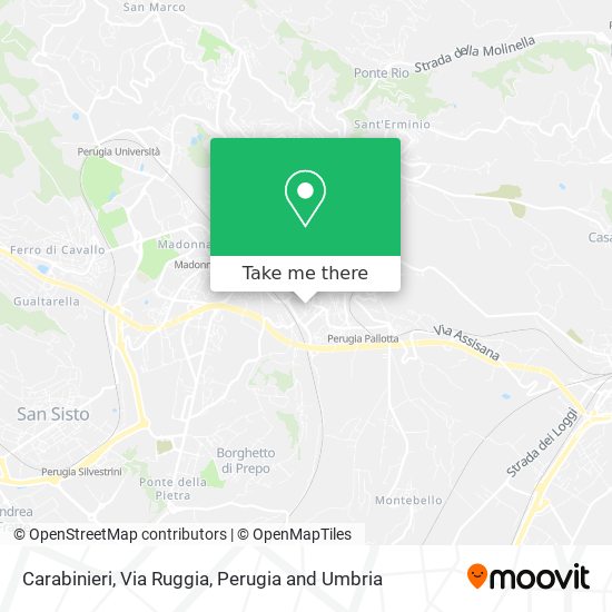 Carabinieri, Via Ruggia map