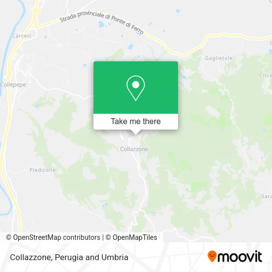 Collazzone map