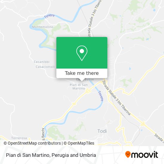 Pian di San Martino map