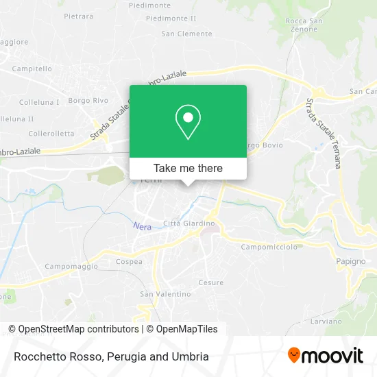 Rocchetto Rosso map