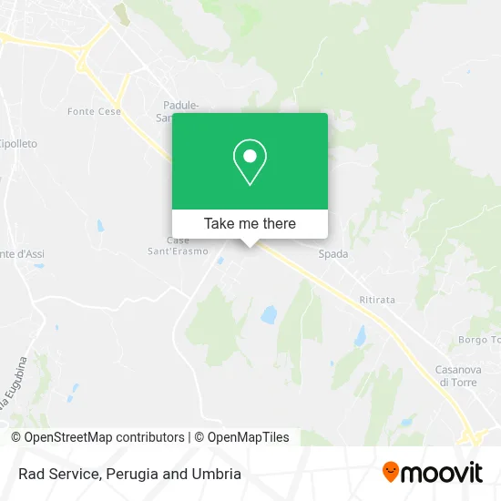 Rad Service map