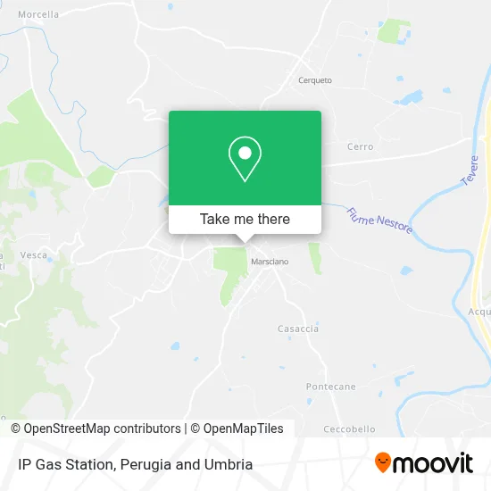 IP Gas Station map