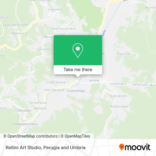 Rellini Art Studio map