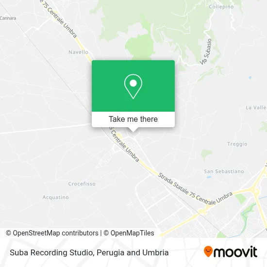 Suba Recording Studio map
