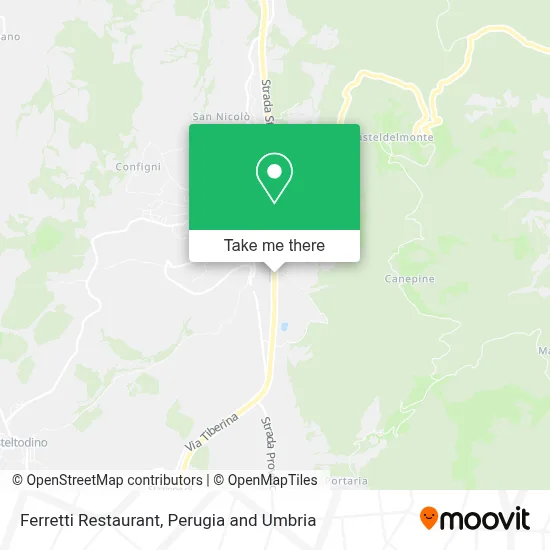Ferretti Restaurant map
