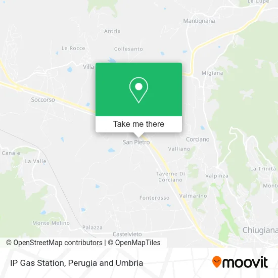 IP Gas Station map