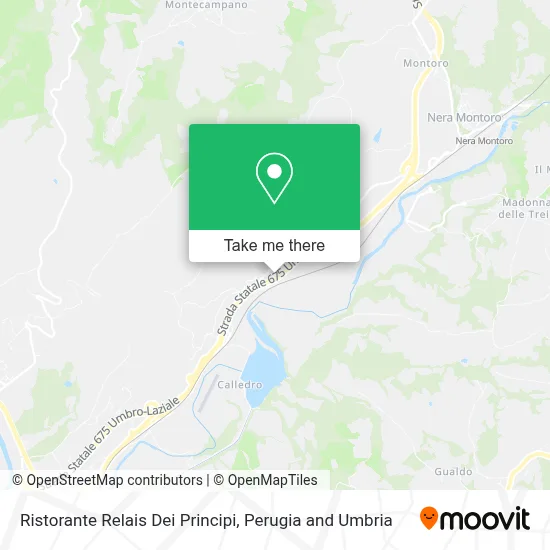 Ristorante  Relais Dei Principi map