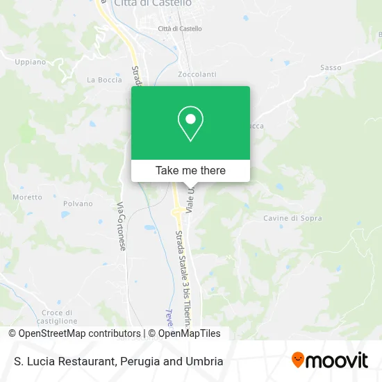 S. Lucia Restaurant map