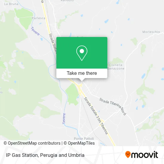 IP Gas Station map