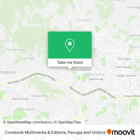 Corebook Multimedia & Editoria map