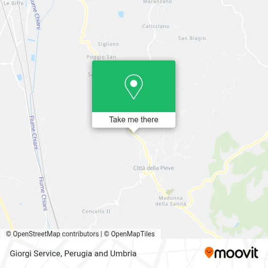 Giorgi Service map