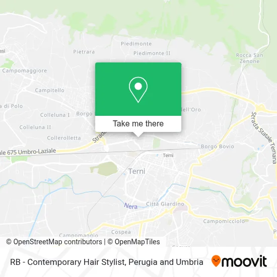 RB - Contemporary Hair Stylist map