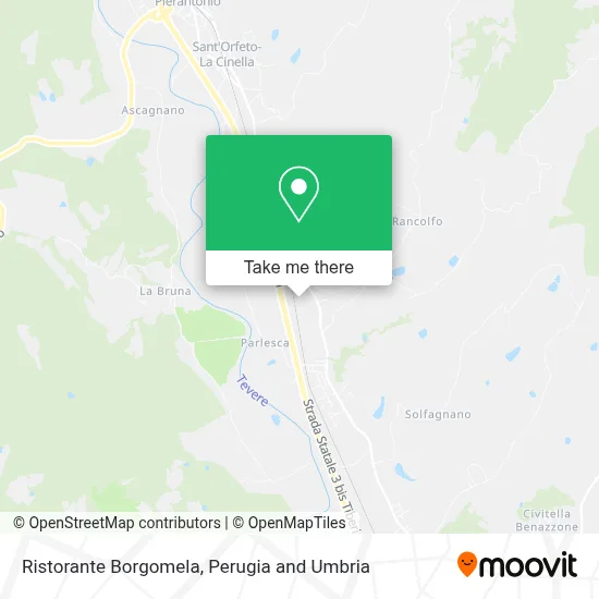 Ristorante Borgomela map