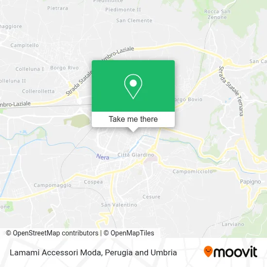 Lamami Accessori Moda map