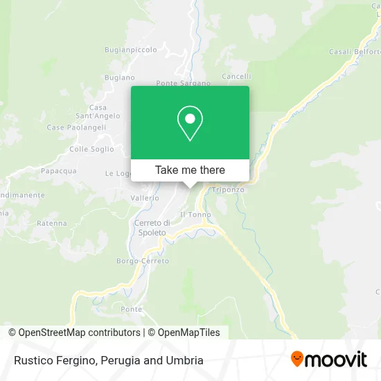 Rustico Fergino map