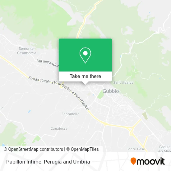 Papillon Intimo map