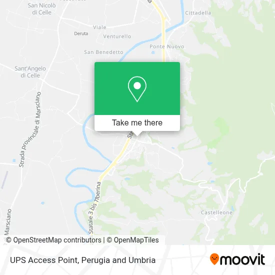UPS Access Point map