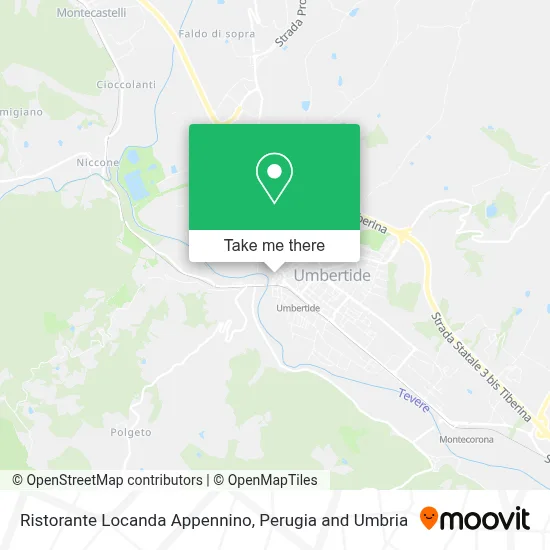 Ristorante Locanda Appennino map
