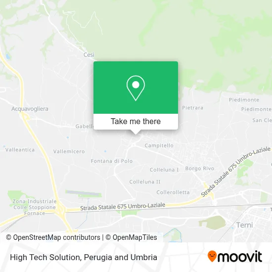 High Tech Solution map