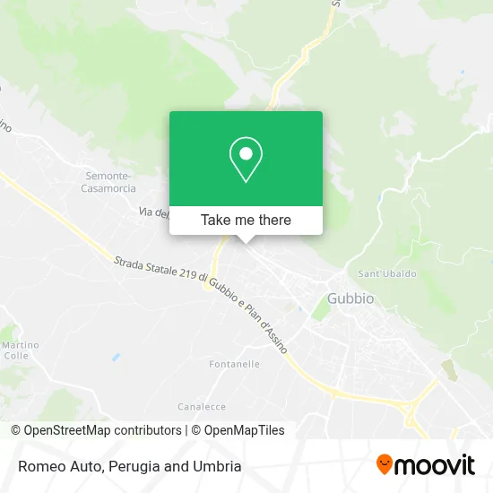 Romeo Auto map