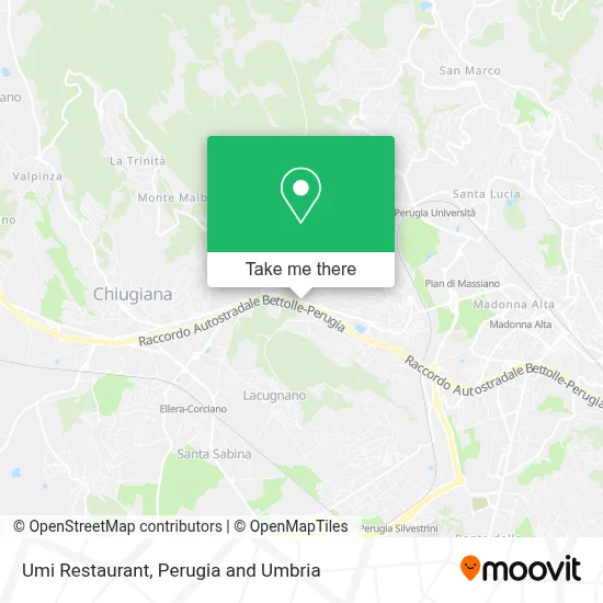 Umi Restaurant map