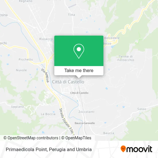Primaedicola Point map