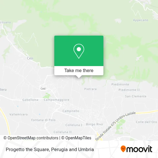 Progetto the Square map