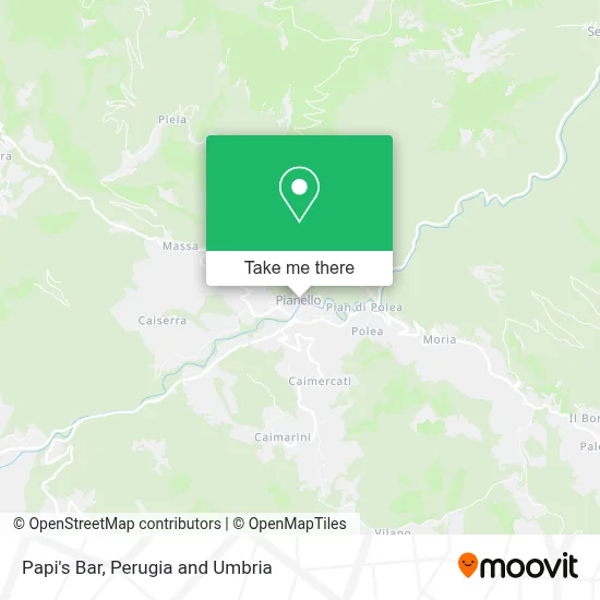 Papi's Bar map