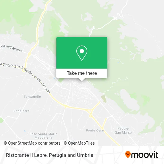 Ristorante Il Lepre map
