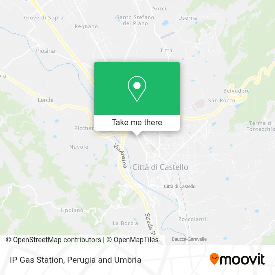 IP Gas Station map