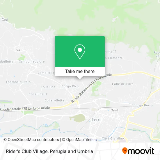 Rider's Club Village map