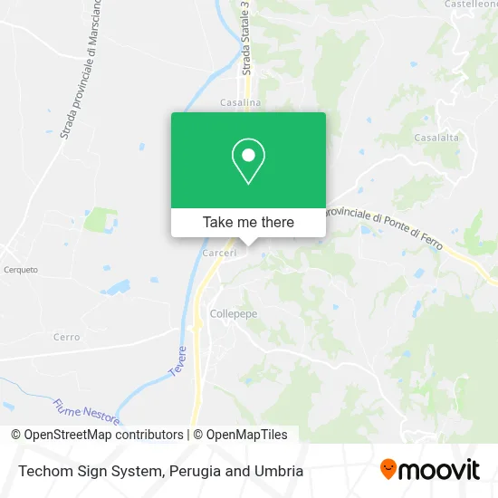 Techom Sign System map