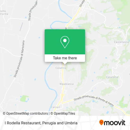 I Rodella Restaurant map